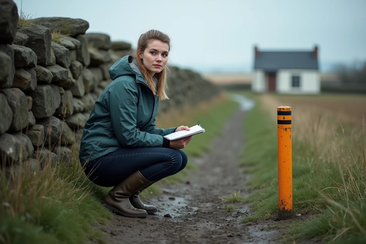 Jeune femme en raincoat près d