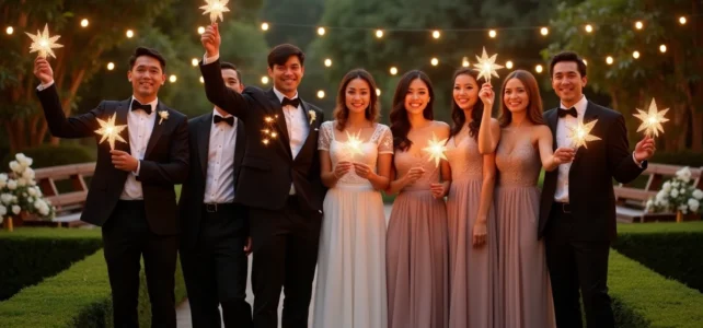Alternative au feu d’artifice pour mariage : idées originales et spectacles sans danger Alternative au feu d’artifice pour mariage : idées originales et spectacles sans danger